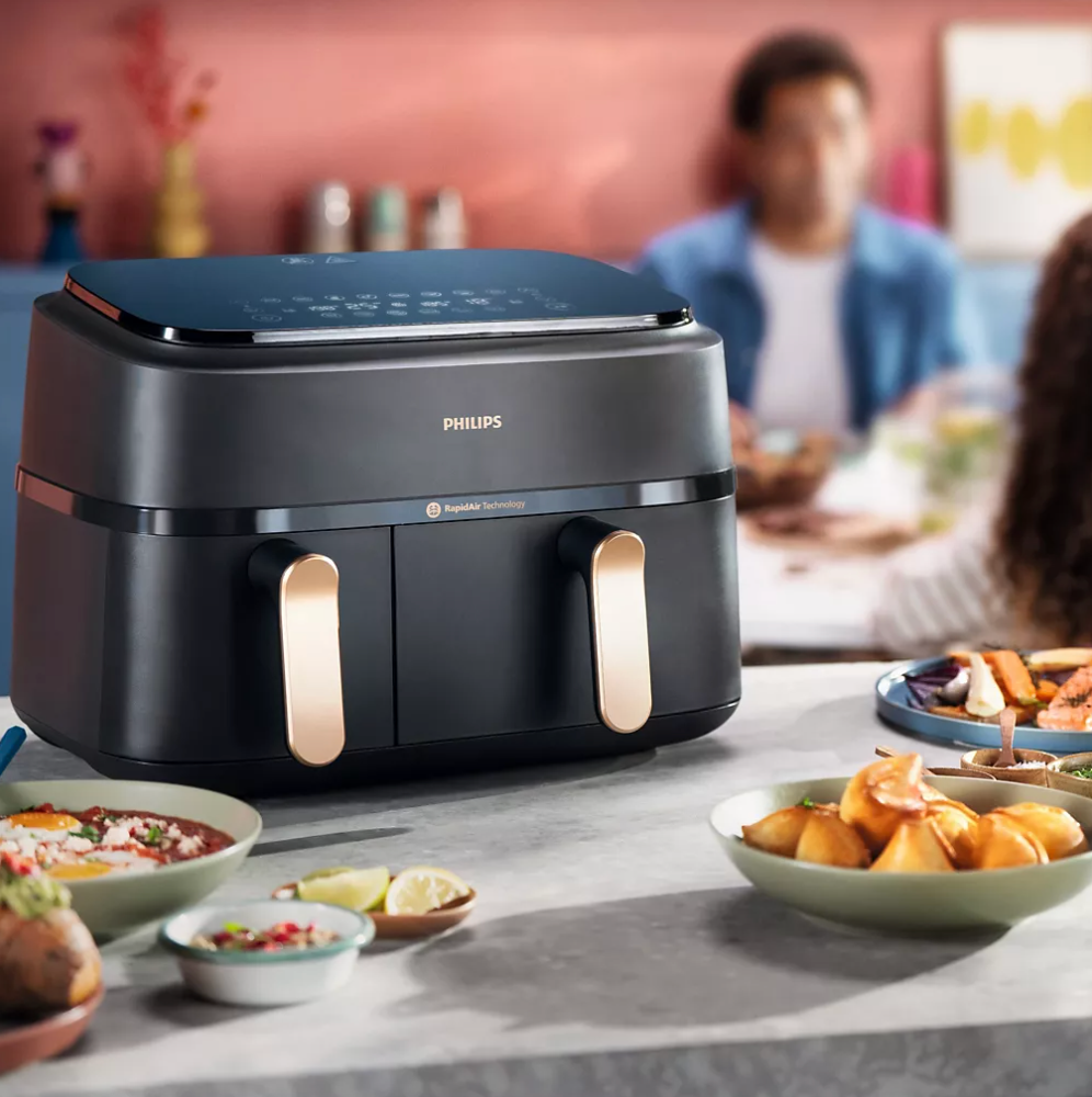 PHILIPS Airfryer Serie 3000 Doble Cubeta 9L