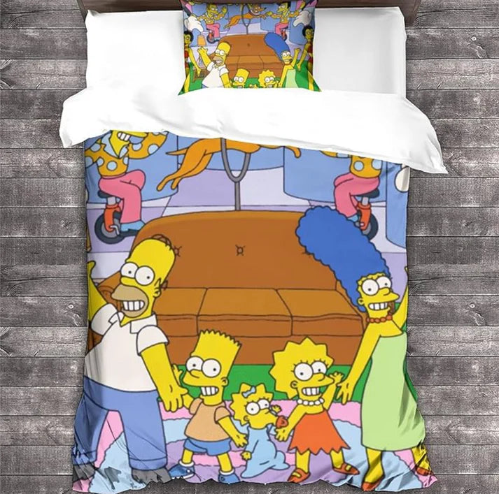 EVMILA Juego de Funda Nórdica Infantil 3D (135x200 cm)