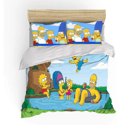EVMILA Juego de Funda Nórdica Infantil 3D (135x200 cm)