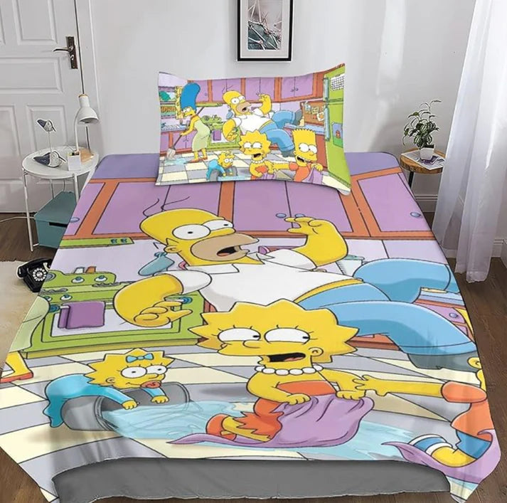 EVMILA Juego de Funda Nórdica Infantil 3D (135x200 cm)