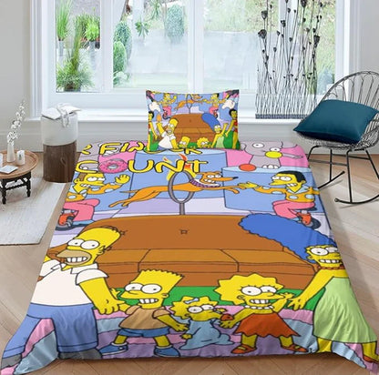 EVMILA Juego de Funda Nórdica Infantil 3D (135x200 cm)