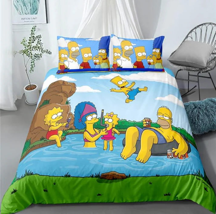 EVMILA Juego de Funda Nórdica Infantil 3D (135x200 cm)
